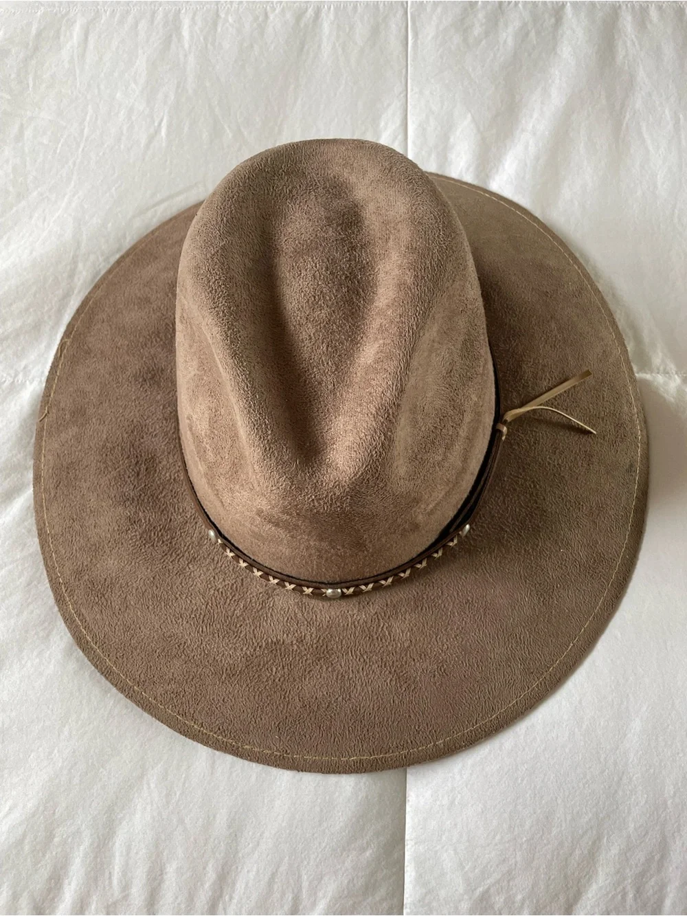 El Agavero México Western Tejana Hat Brown Microsuede Medium